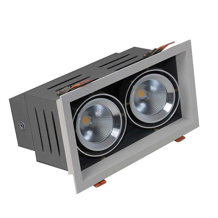 Đèn LED âm trần Downlight COB 9Wx2